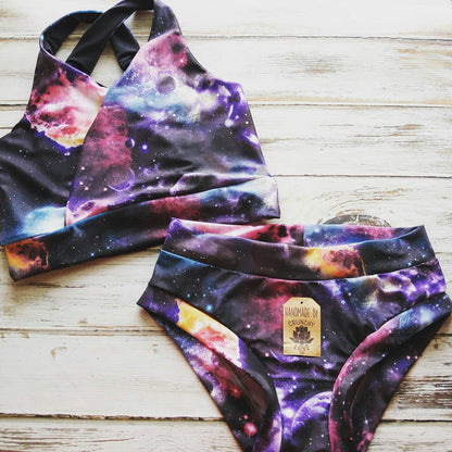 Galaxy Top + Bikini Bottom Set - Crunchy Love Co.